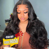High Density 4*4 HD Lace Body Wave Wig 250% Density